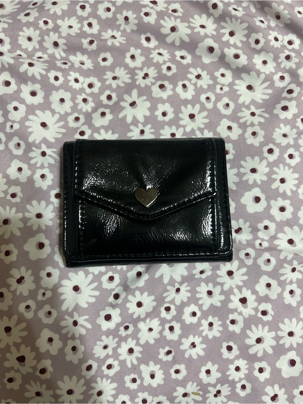 Walmart Faux Leather heart clasp wallet